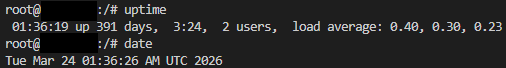 Hadn't rebooted in a while